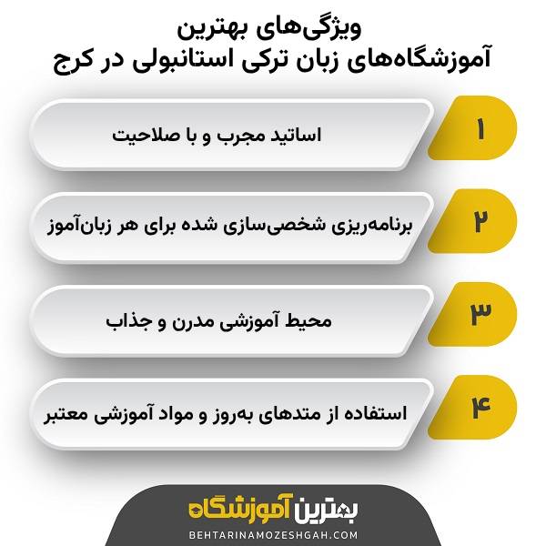 بهترین آموزشگاه زبان ترکی استانبولی در کرج