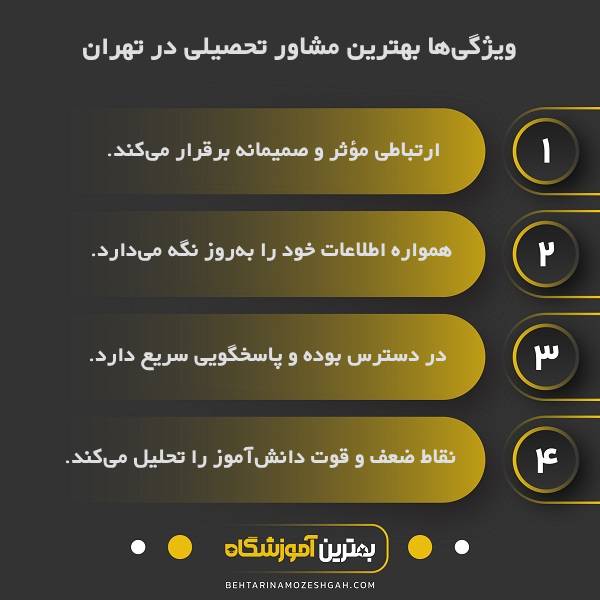 بهترین مشاور تحصیلی در تهران