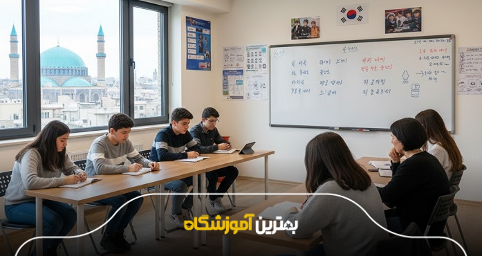 دورههای آموزش زبان کرهای در تبریز چگونه برگزار میشوند؟