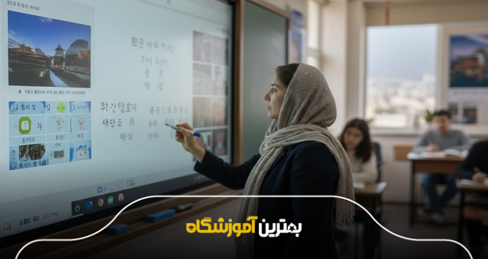 دورههای زبان کرهای در همدان