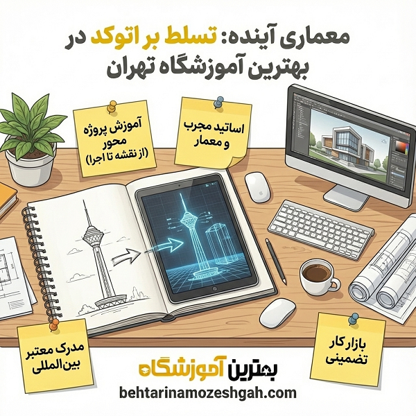 نکات مهم برای انتخاب بهترین آموزشگاه اتوکد در تهران