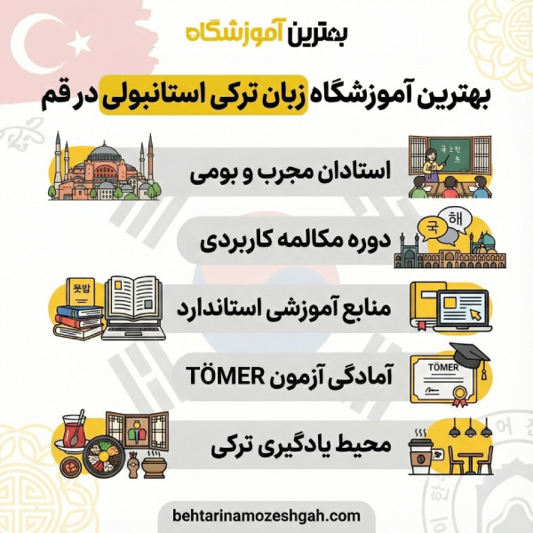 نکات مهم برای انتخاب بهترین آموزشگاه زبان ترکی در قم