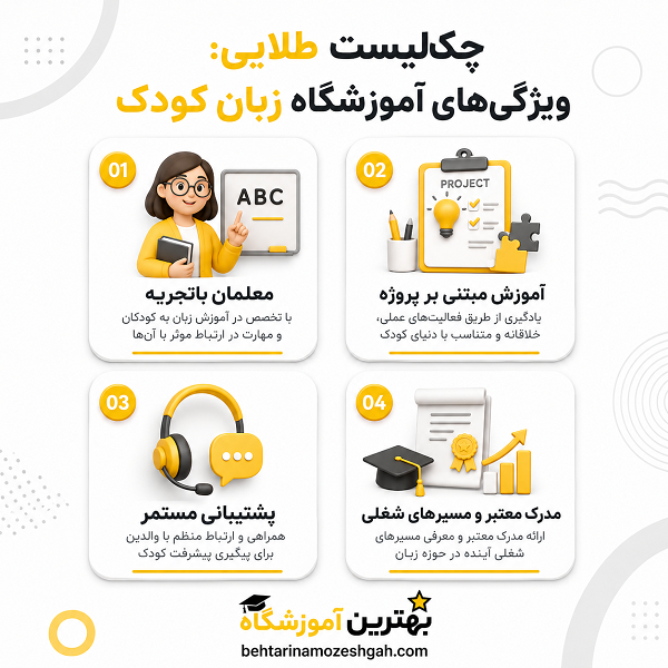 نکات مهم برای انتخاب بهترین آموزشگاه زبان کودکان در شرق تهران