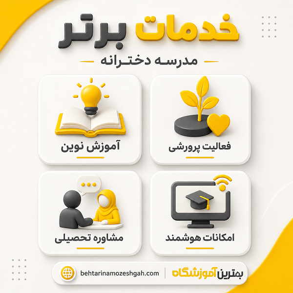 مهمترین ویژگیهای بهترین مدرسه غیر انتفاعی دخترانه در اسلامشهر