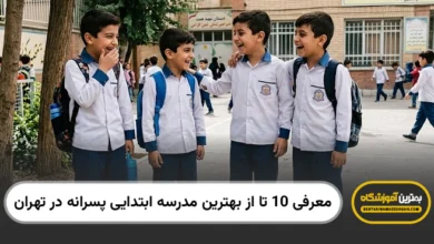 بهترین مدرسه ابتدایی پسرانه در تهران