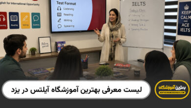 بهترین اموزشگاه آیلتس در یزد
