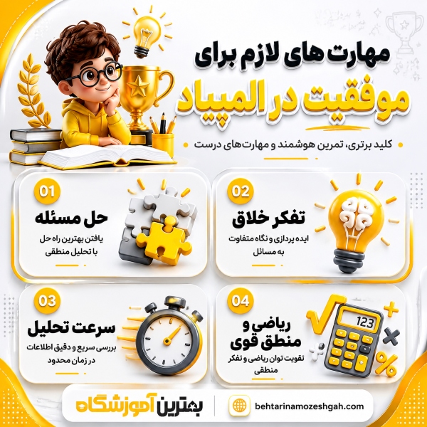 مهارتهای لازم برای موفقیت در المپیاد چیست؟