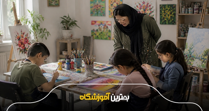 تجربه هنرجویان از شرکت در کلاس های طراحی و نقاشی سعادتآباد
