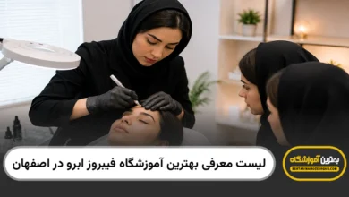 بهترین آموزشگاه فیبروز ابرو در اصفهان